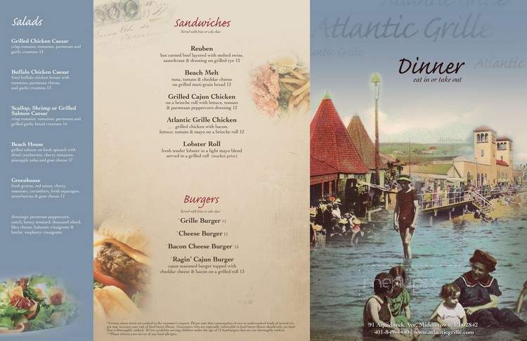 Atlantic Grille - Middletown, RI menu_pic