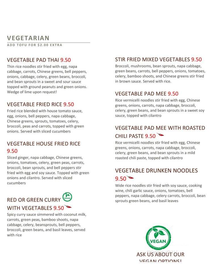 Thai Express - Bowling Green, KY menu_pic