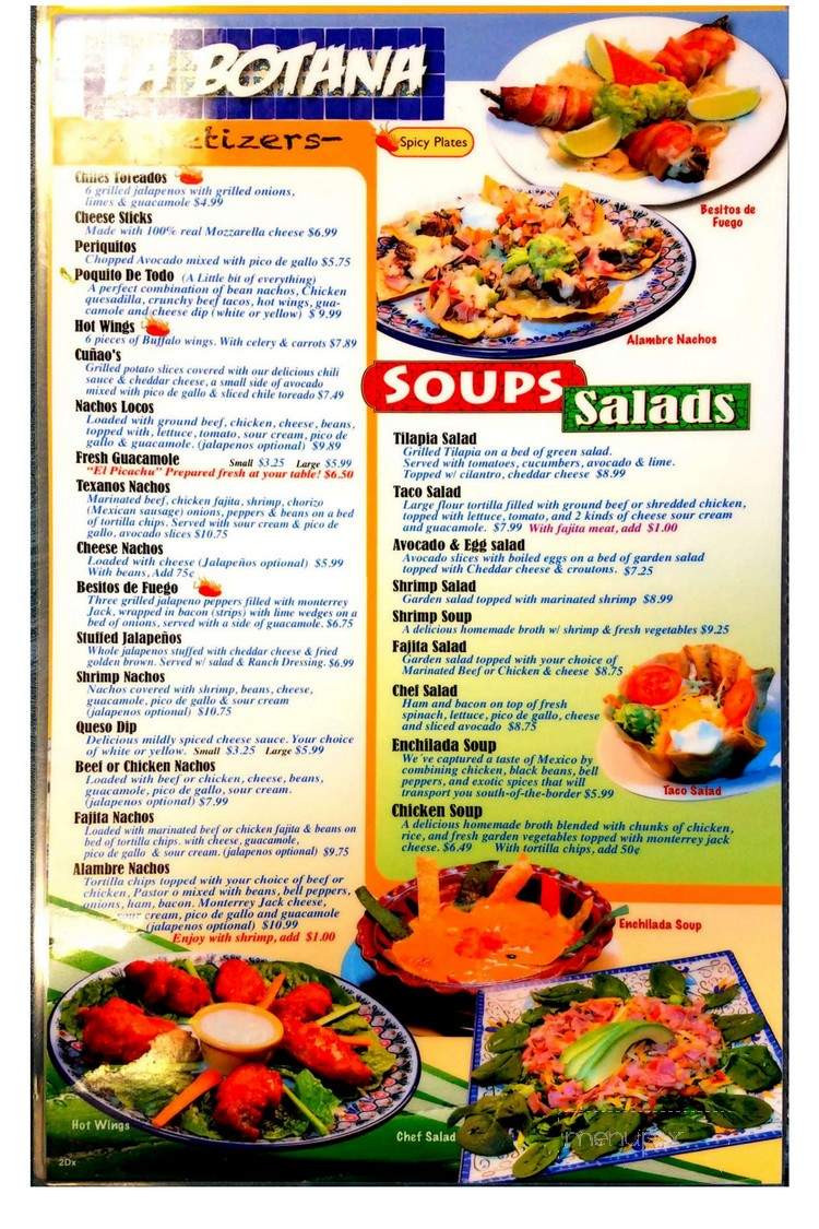 Cielito Lindo - Valliant, OK menu_pic