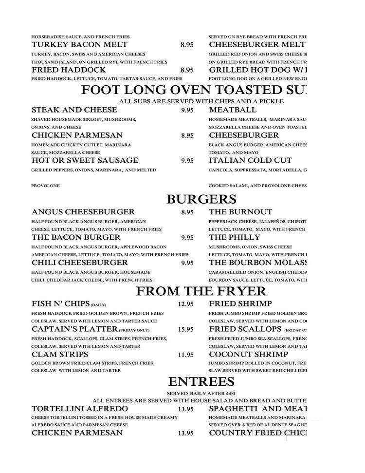 Mike's east side Pub - Springfield, MA menu_pic