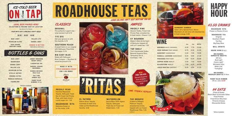 Cedar Lounge - Morrilton, AR menu_pic