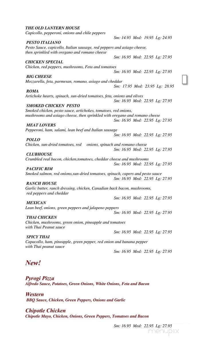 Pho Maple Noodle - Courtenay, BC menu_pic
