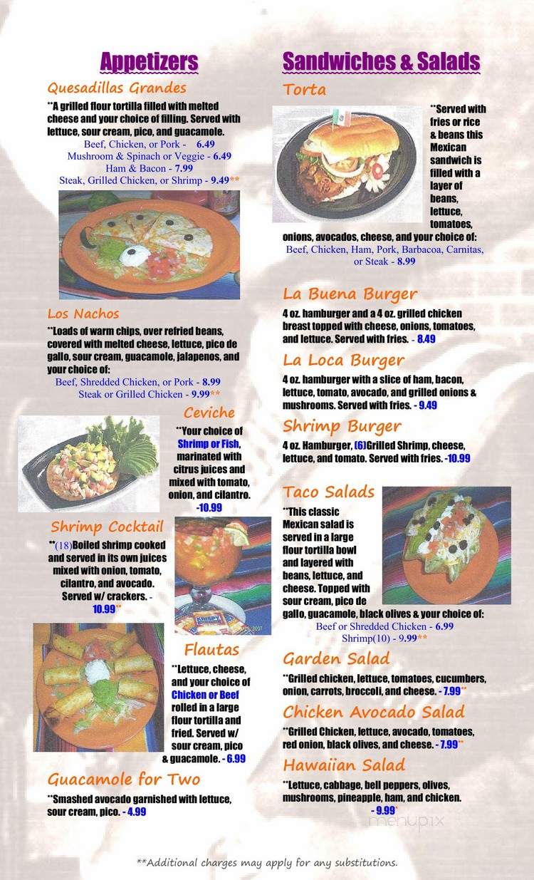 La Hacienda - North Platte, NE menu_pic
