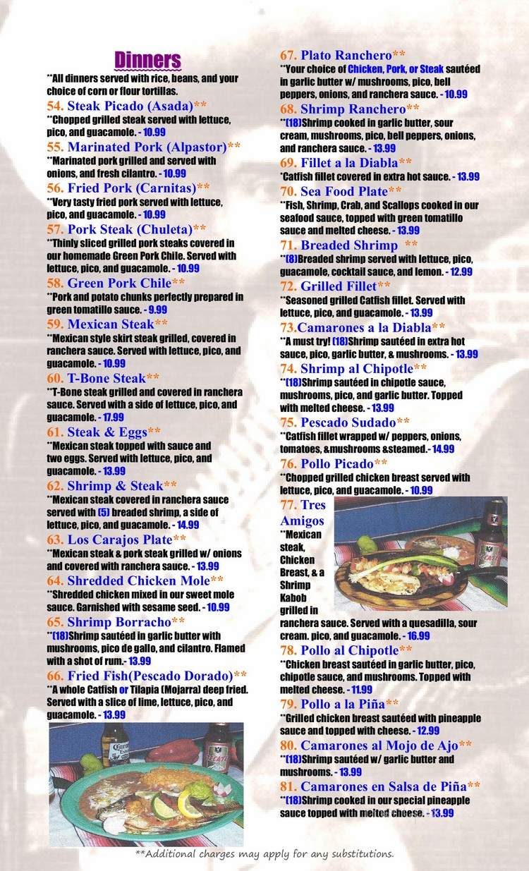 La Hacienda - North Platte, NE menu_pic
