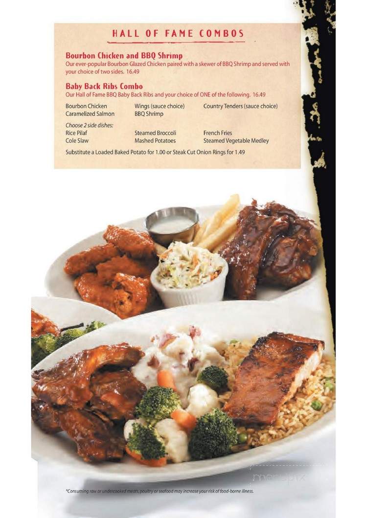 Cardinal Hall Of Fame Cafe - Louisville, KY menu_pic