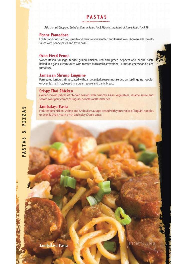 Cardinal Hall Of Fame Cafe - Louisville, KY menu_pic