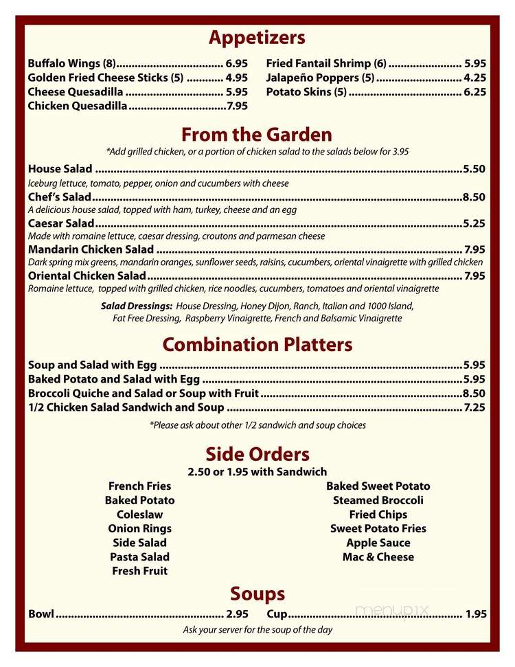 V & T Cafe & Grill - Forest, VA menu_pic