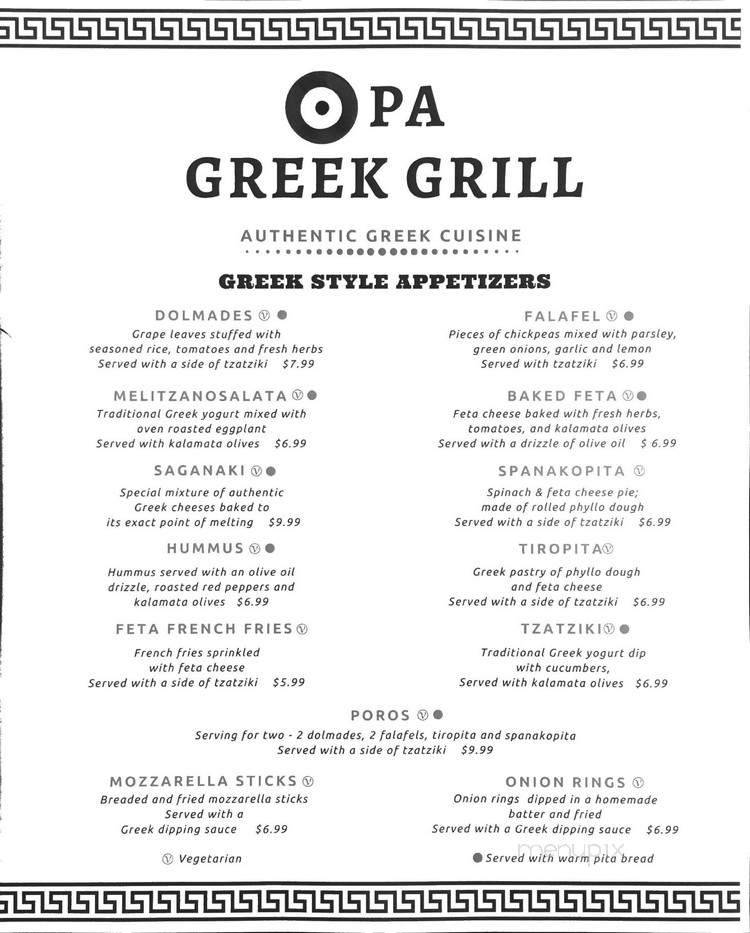 Opa Greek Grill - Glen Allen, VA