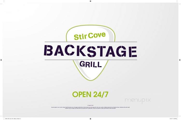 Stir Cove Backstage Grill - Council Bluffs, IA