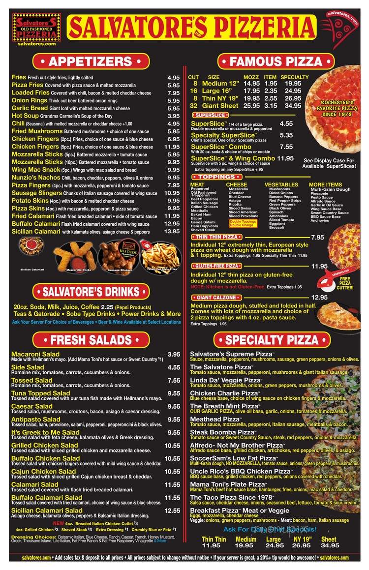 Dontonios Pizza - Avon, NY