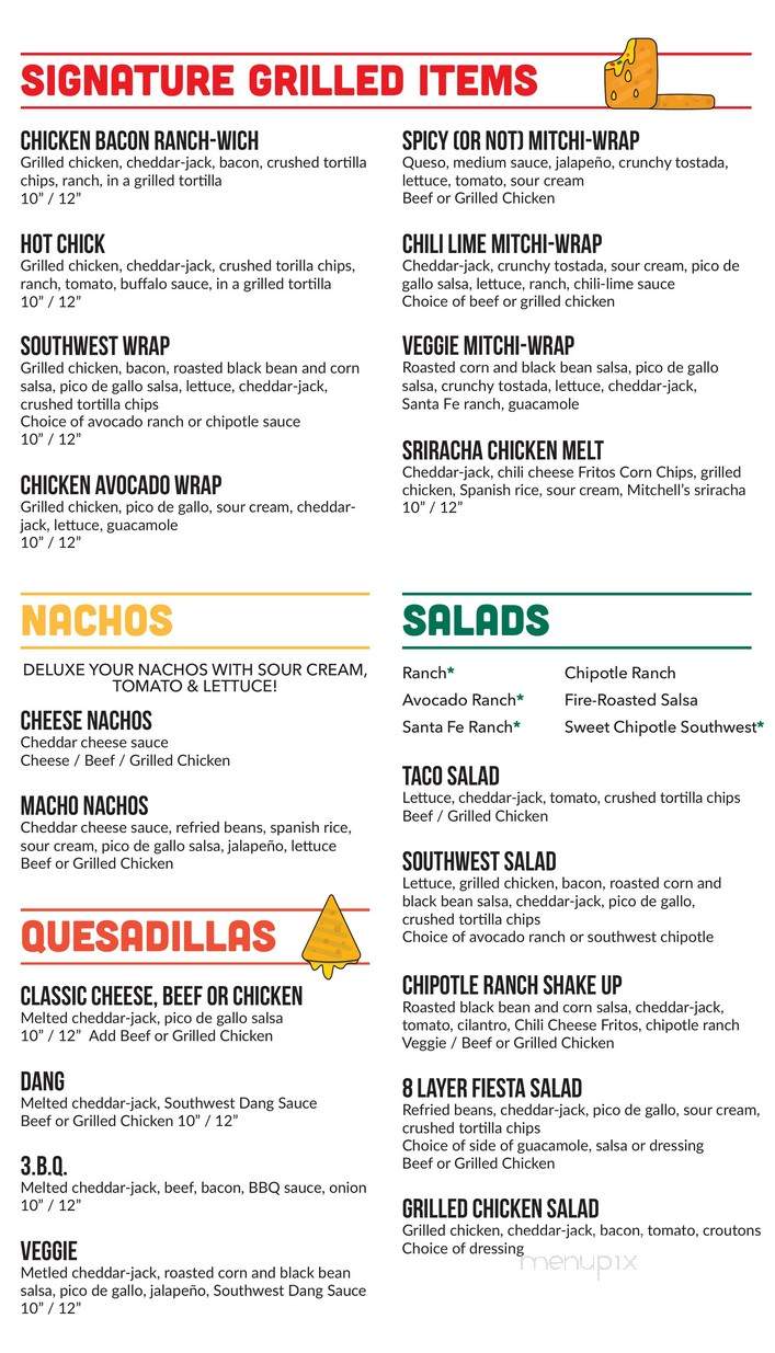 Cabos Mexican Grill & Bar - Delphi, IN menu_pic