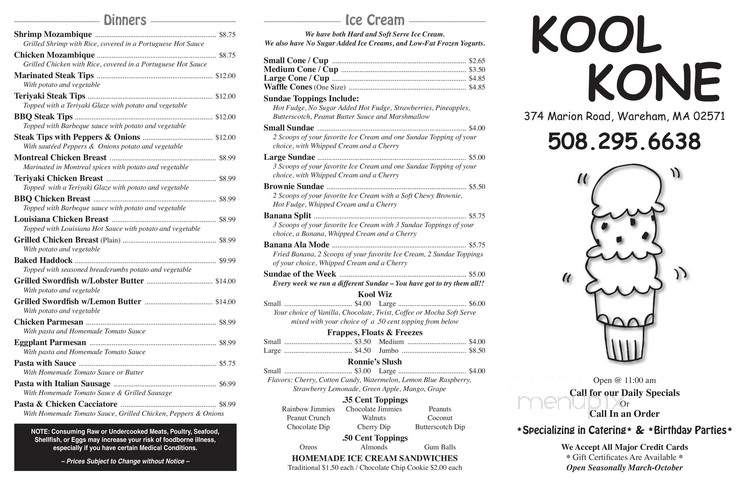 Kush-Kone Ice Cream - Plymouth, MA menu_pic
