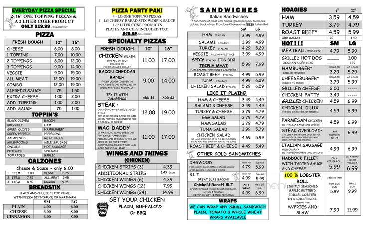 Douin's Market - New Sharon, ME menu_pic
