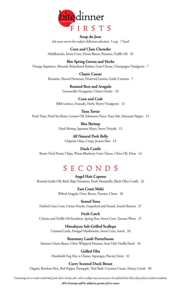 Bite restaurant and catering - Norfolk, VA menu_pic
