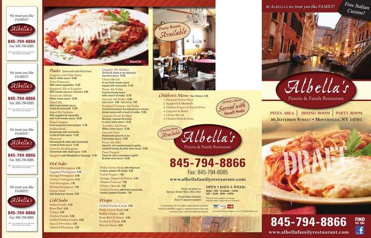 Albella Pizza & Restaurant - Monticello, NY