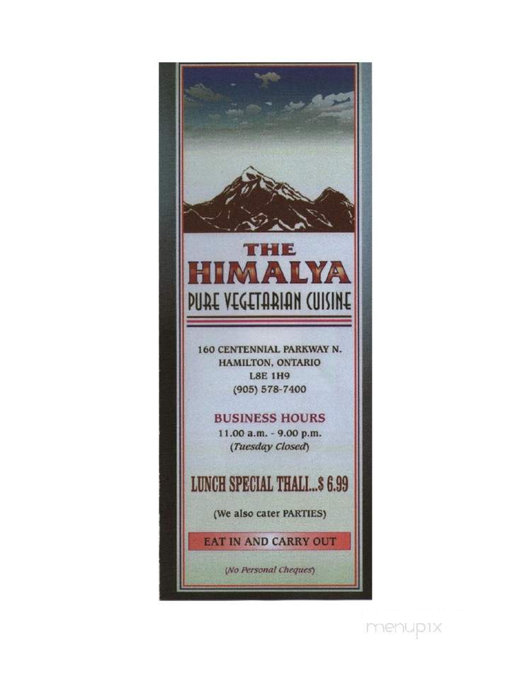 Himalya Restaurant - Hamilton, ON