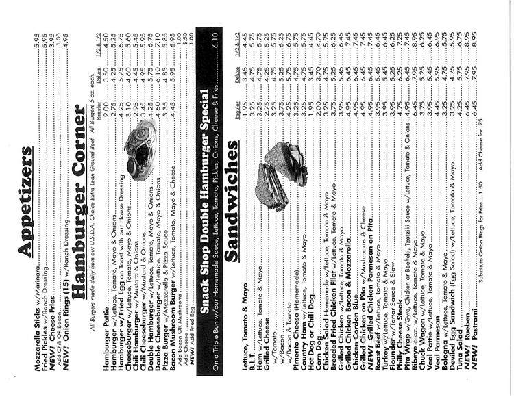 Online Menu Of Snack Shop Boiling Springs Nc