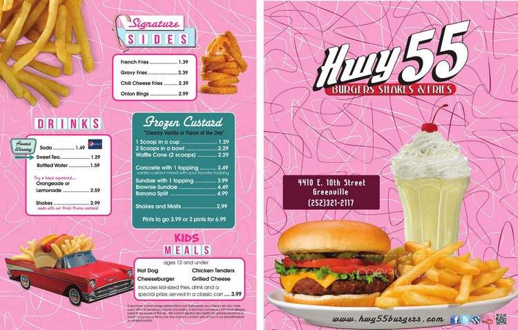 Hwy 55 Burgers Shakes & Fries - Greenville, NC
