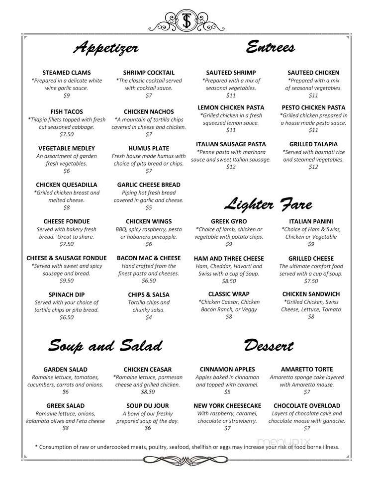 Top Shelf Martinis On Main - Vancouver, WA menu_pic