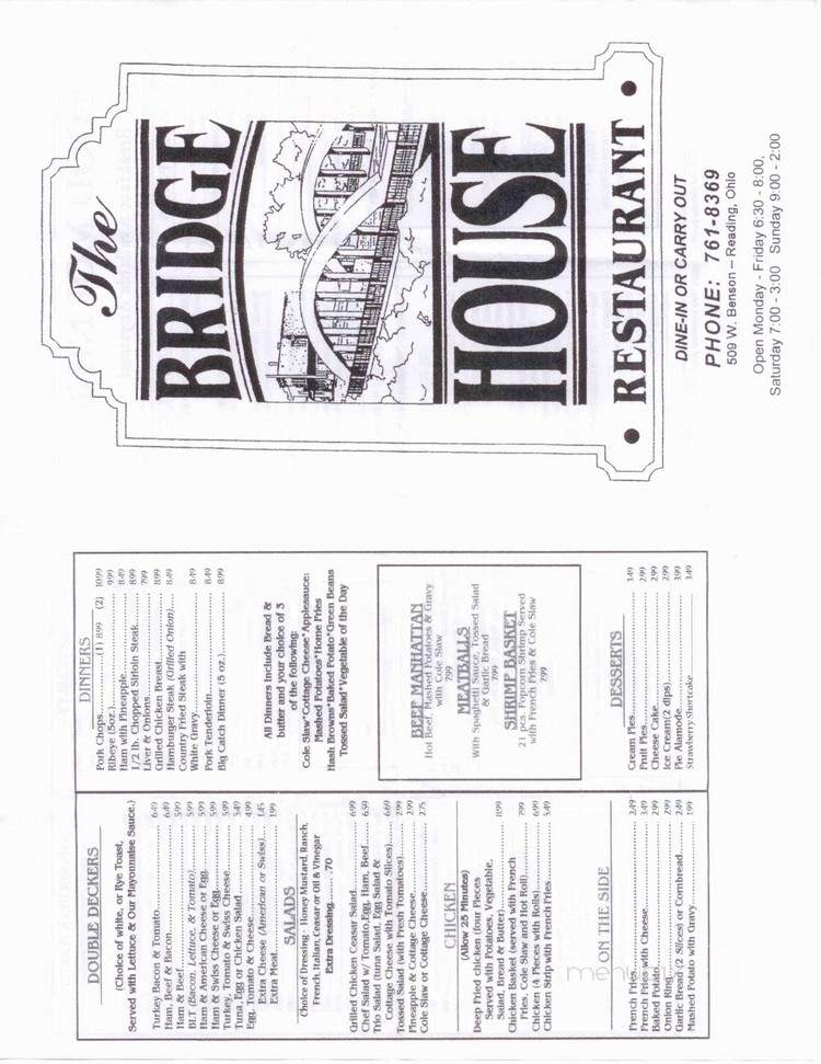 bridge house restaurant