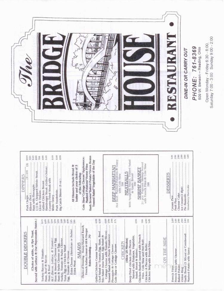 Bridge House Restaurant - Cincinnati, OH