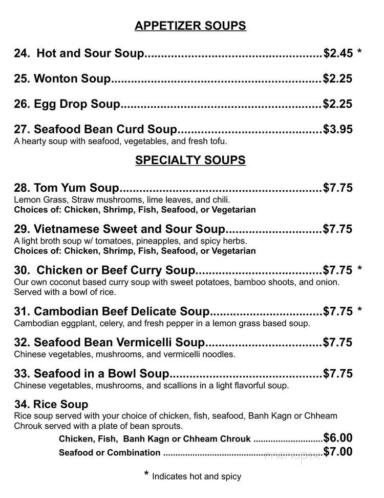 Apsara Restaurant - Fall River, MA menu_pic
