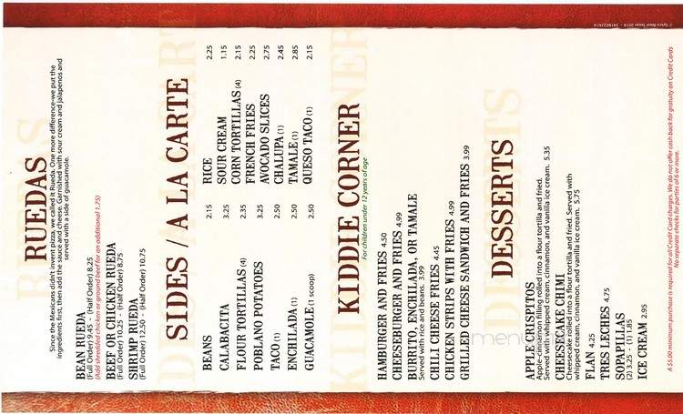 La Bodega Mexican Restaurant - Odessa, TX menu_pic