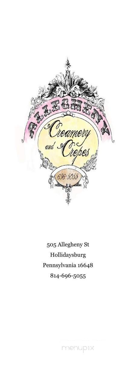 Allegheny Creamery And Crepes - Hollidaysburg, PA