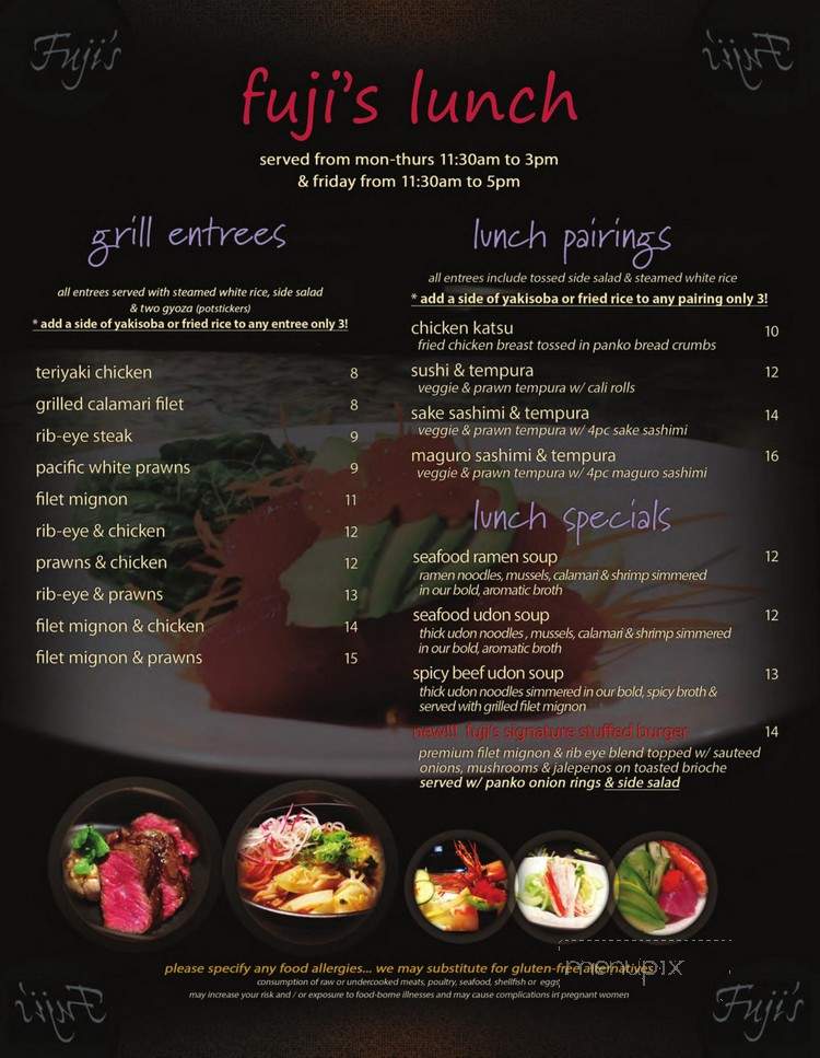 Elusive Trout Pub - Sandy, OR menu_pic