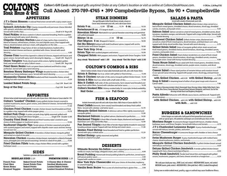 Garcia's Restaurant - Campbellsville, KY menu_pic