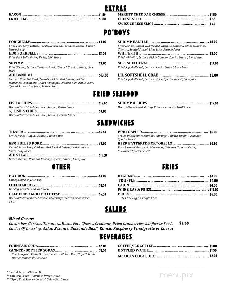 Alice's Bar-B-Que - Chicago, IL menu_pic