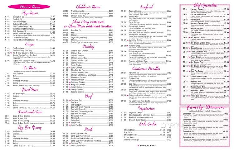 Dragon Palace Chinese Restaurant - Davenport, IA menu_pic