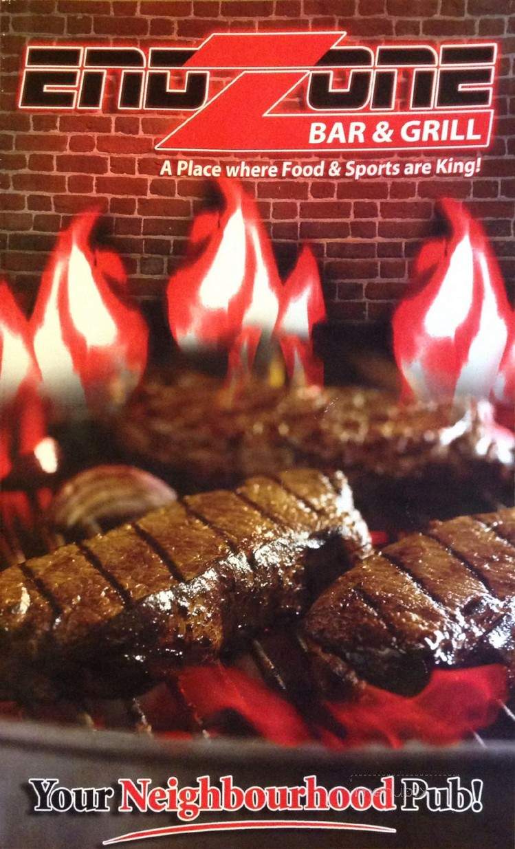 Endzone Bar & Grill - Hamilton, ON menu_pic