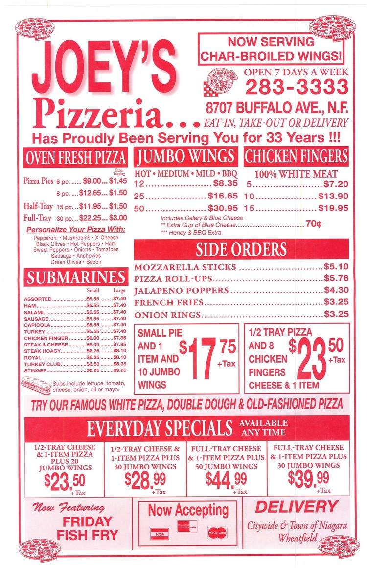 Joey's Pizzeria - Niagara Falls, NY