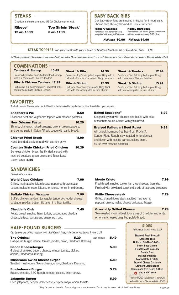 Burger Zone - Crowley, LA menu_pic