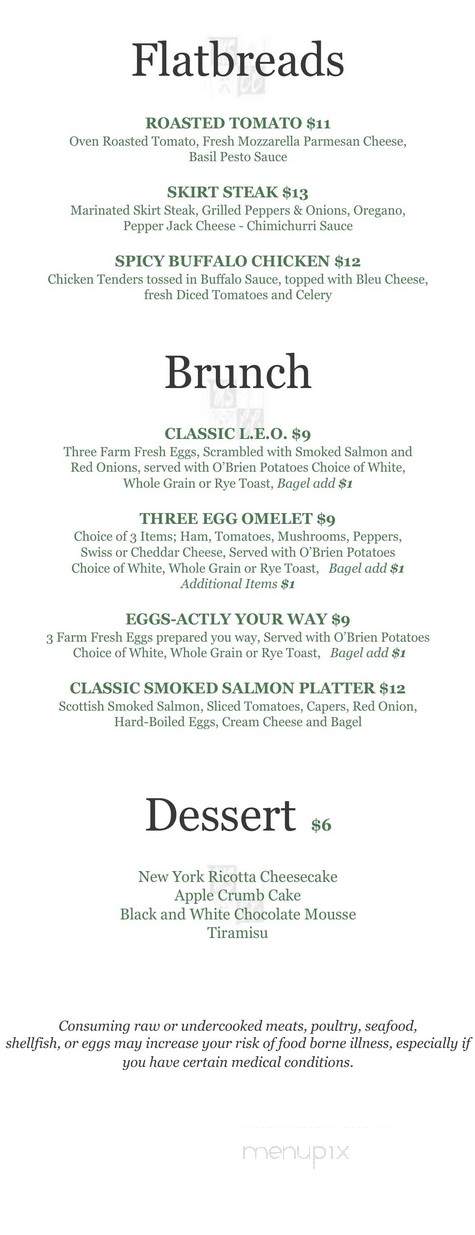 Miami Shores Country Club - Miami, FL menu_pic