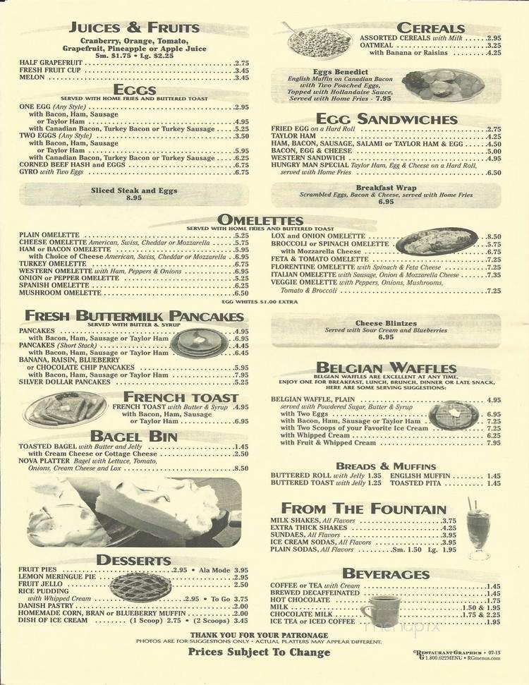 Peppercorn Restaurant - Summit, NJ menu_pic