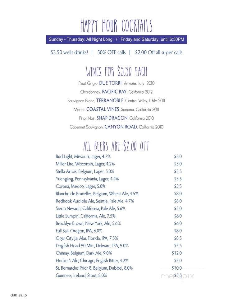 Chops City Grill - Bonita Springs, FL menu_pic