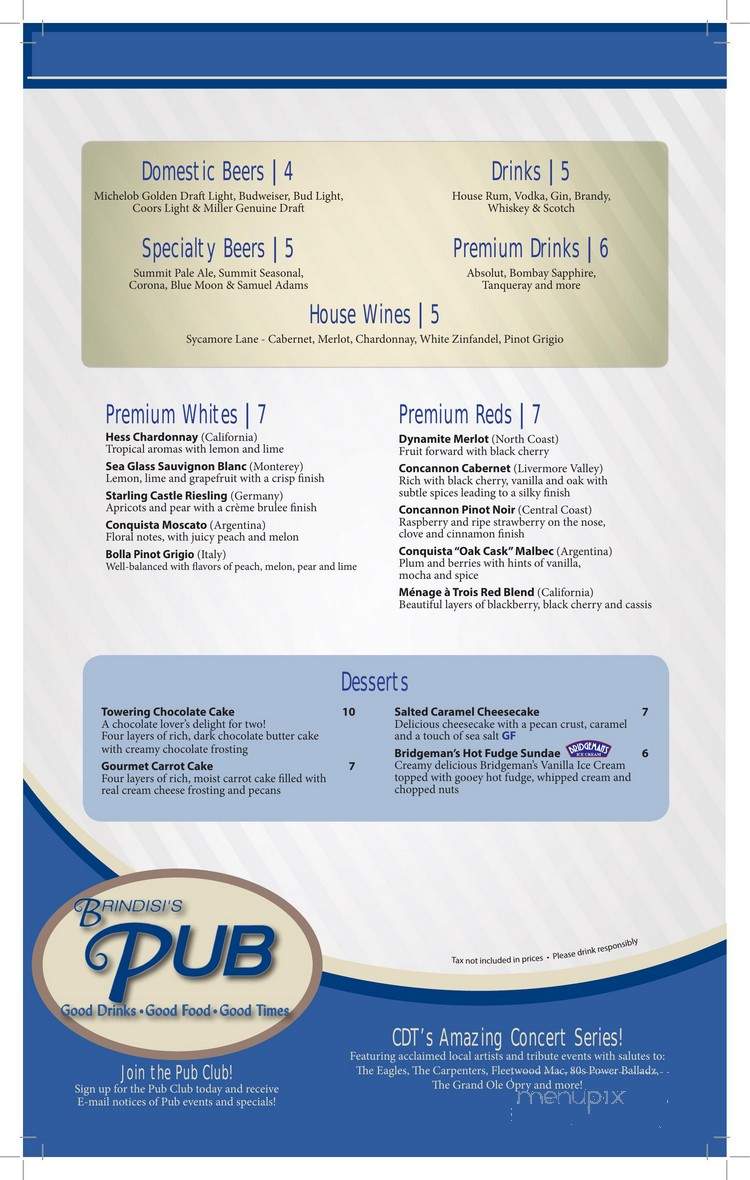 Castaways Bar & Grill - Fort Myers Beach, FL menu_pic