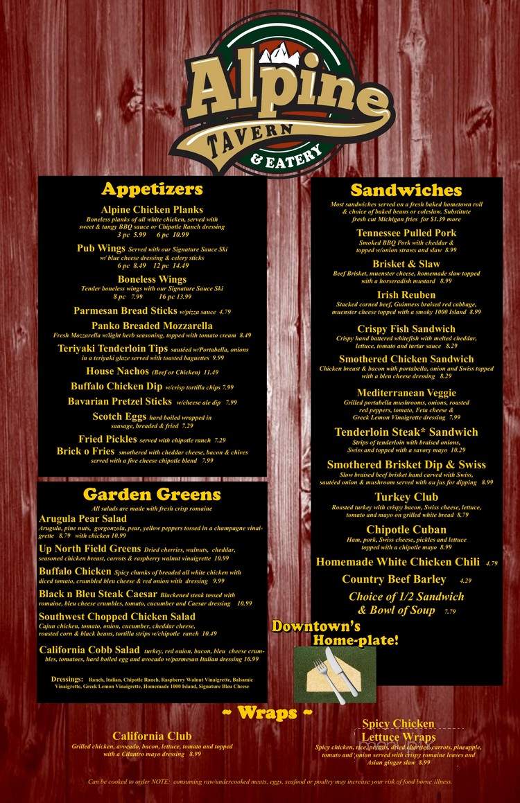 Alpine Tavern & Eatery - Gaylord, MI