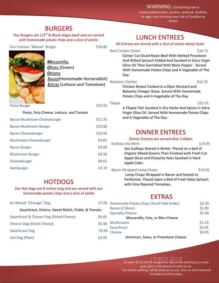 Bob's Train - Sarasota, FL menu_pic