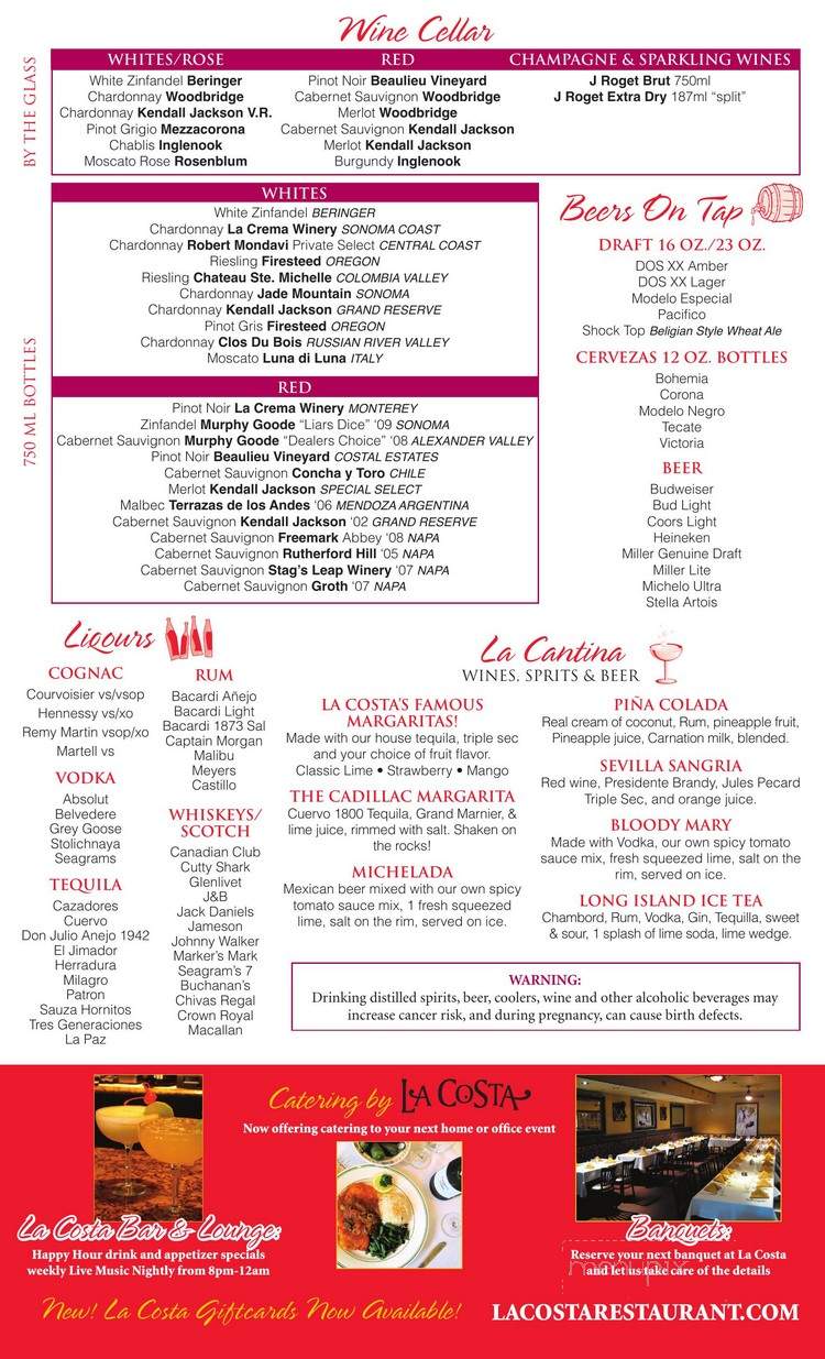 Las Cazuelas Restaurant - Fortuna, CA menu_pic