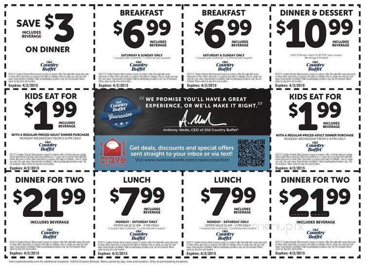 Best Buffet - Aberdeen, WA menu_pic