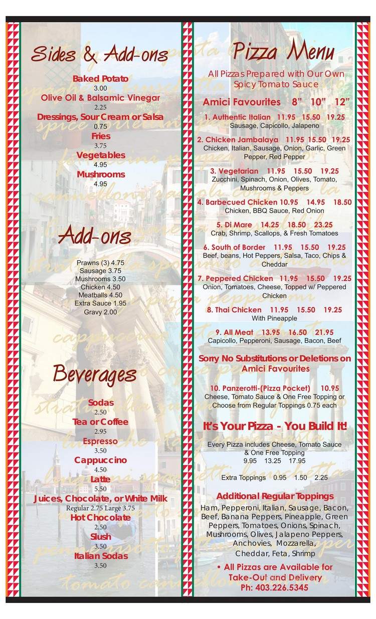 Palermo Family Restaurant - Calgary, AB menu_pic