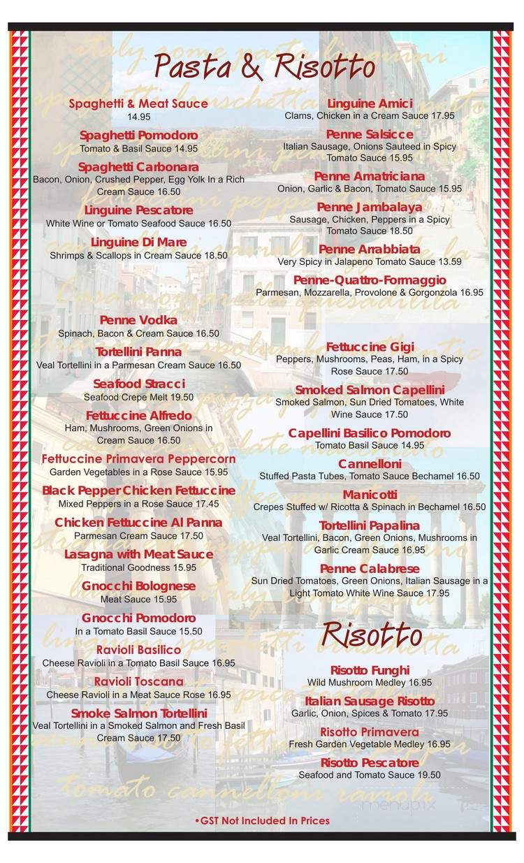Palermo Family Restaurant - Calgary, AB menu_pic