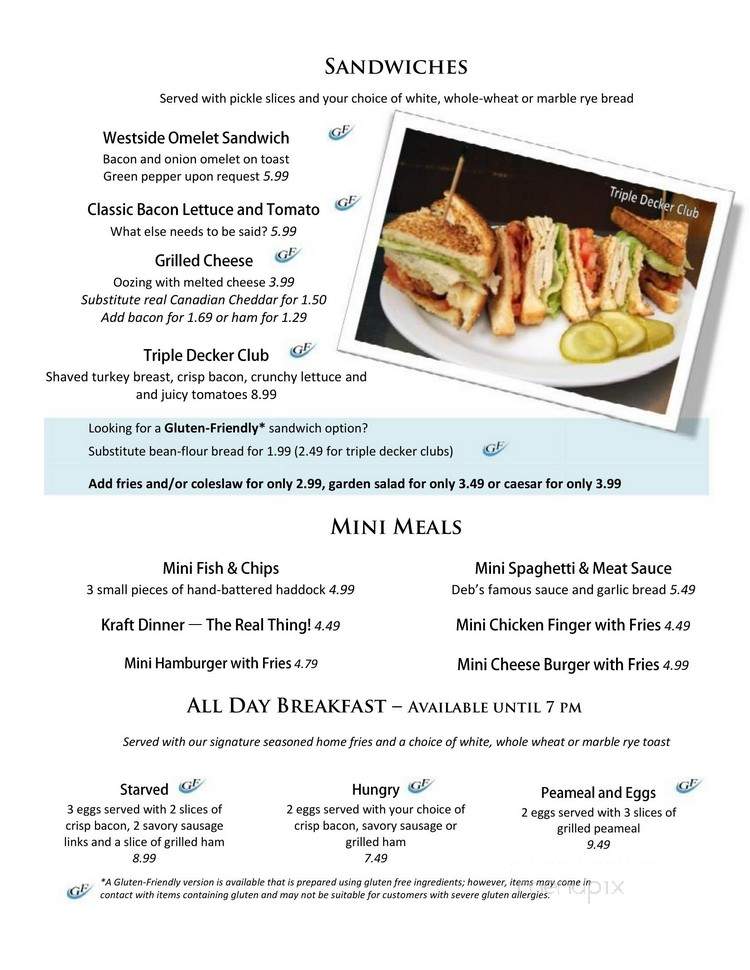 West Side Fish & Chips - Huntsville, ON menu_pic