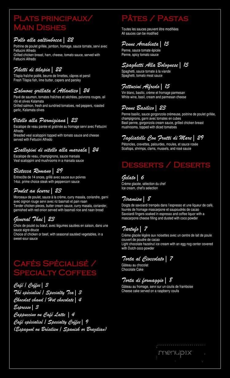 Restaurant Venezia - Saint-Laurent, QC menu_pic