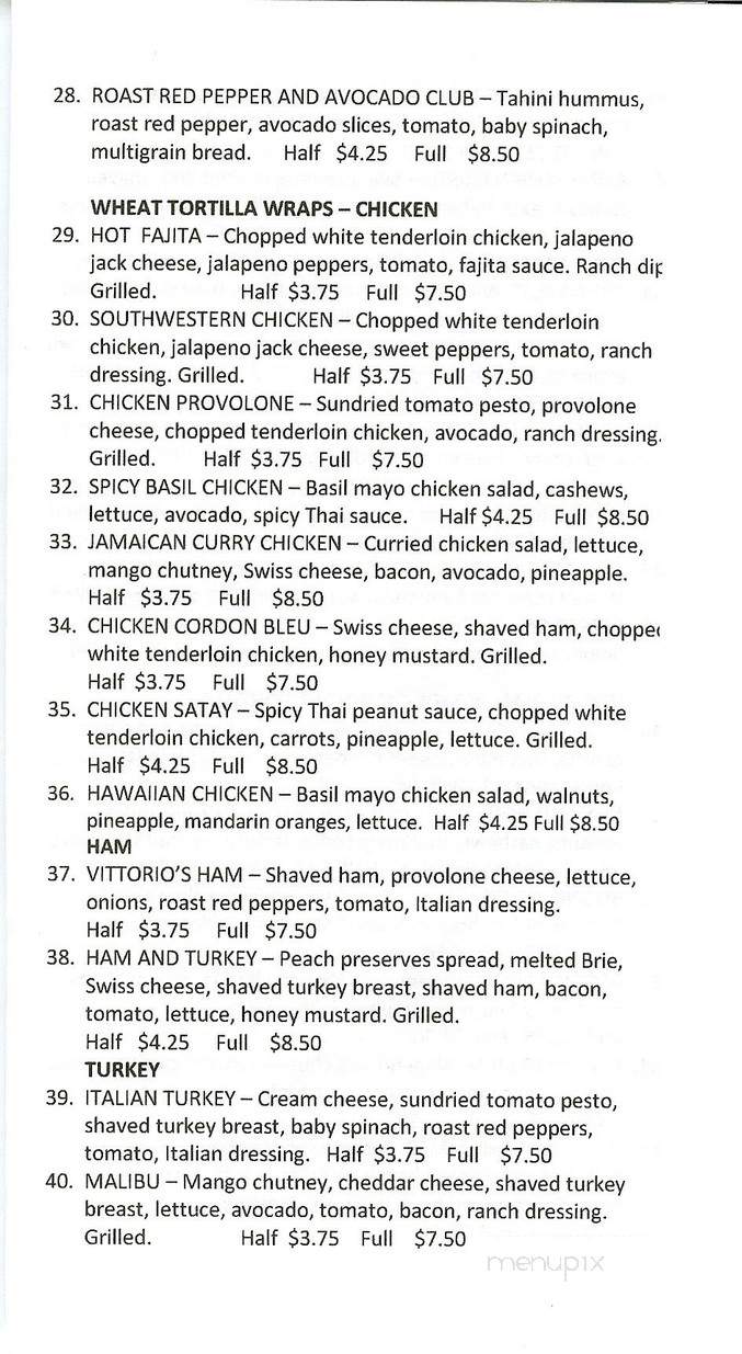 Limbertwig Cafe - Morganton, NC menu_pic