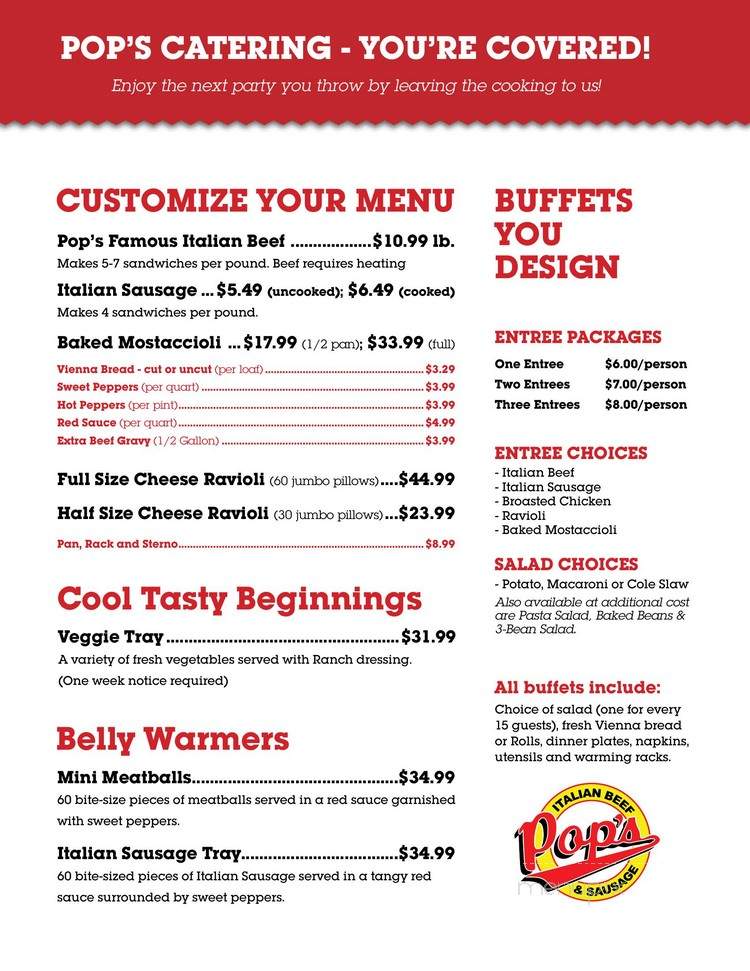 Mickey's Drive Up - Tinley Park, IL menu_pic