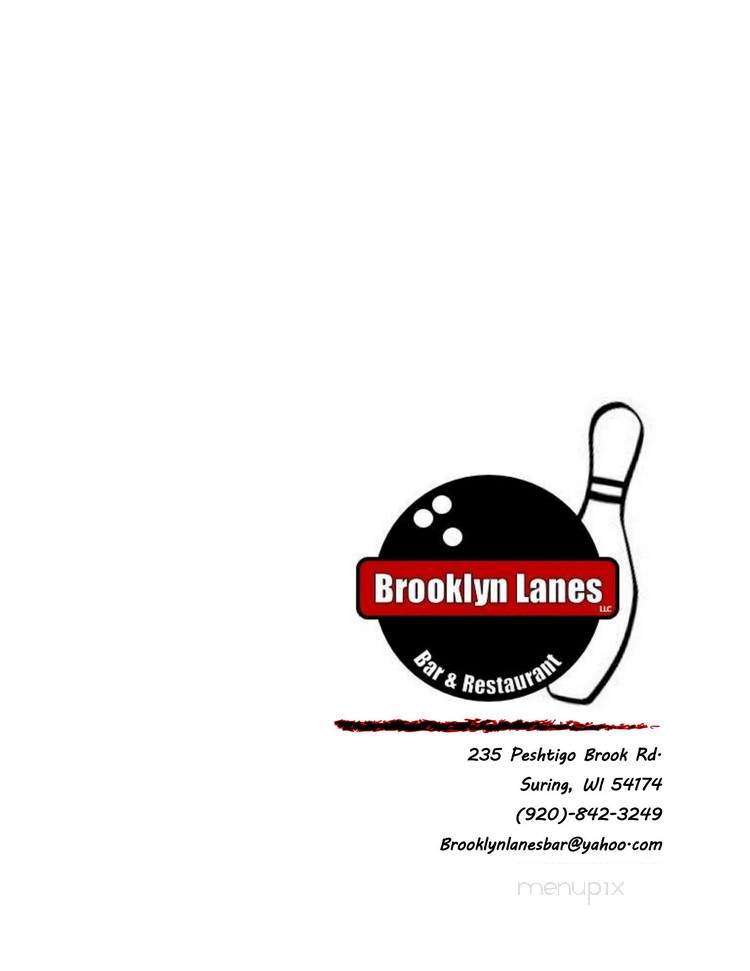 Brooklyn Lanes Bar & Restaurant - Suring, WI